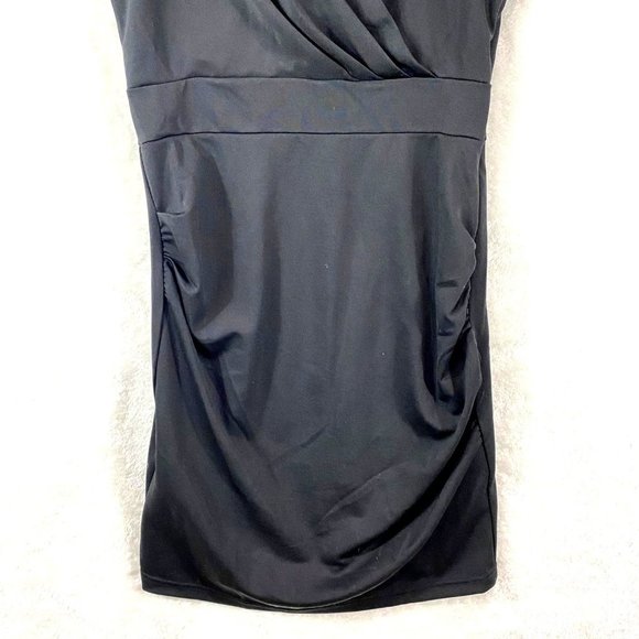 NWT Curlbiuty little black dress sz M medium poly spandex - Picture 6 of 8